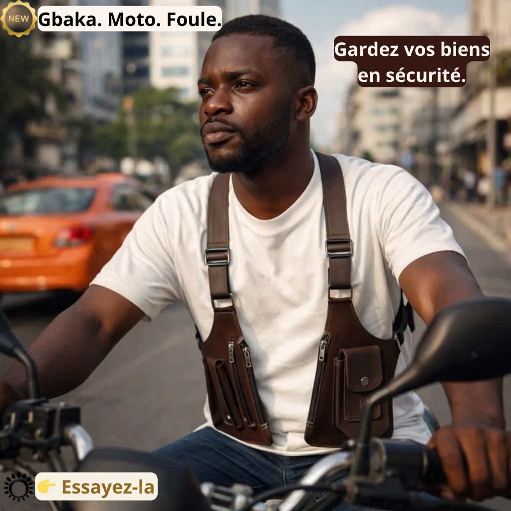 Sacoche Holster Antivol Crossbody – Sécurité Urbaine & Liberté de Mouvement